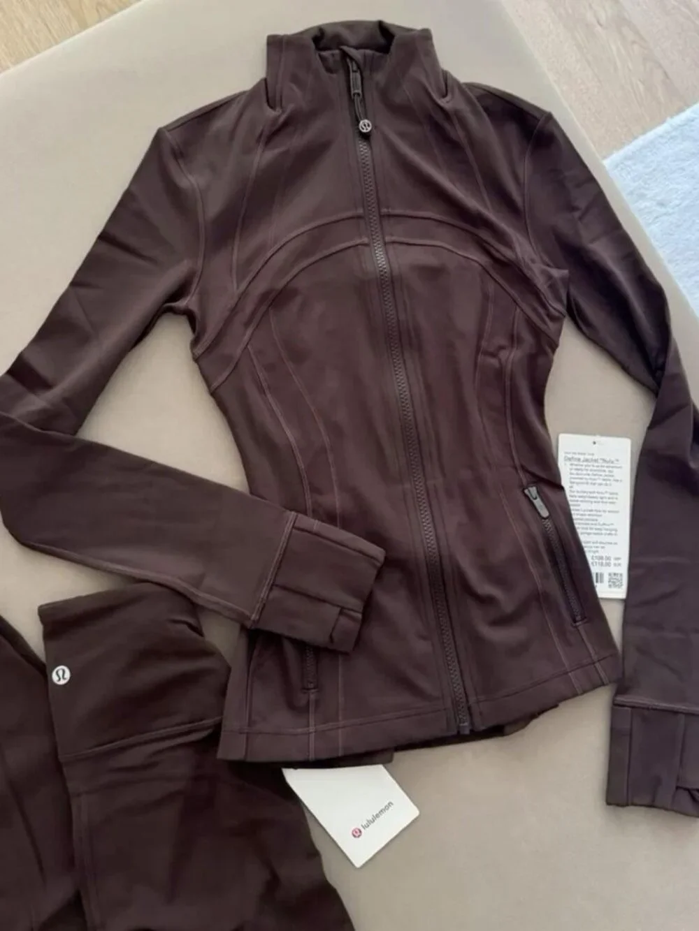 Lululemon Espresso Define Jacket & Align Leggings